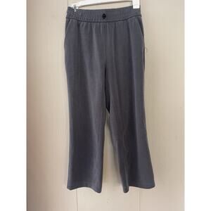 Lululemon Softstreme Grey High Rise Straight Leg Crop Pants Asia Fit S